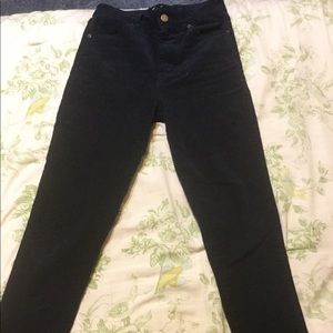 High rise corduroy pants